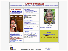 Tablet Screenshot of hilarypage.com